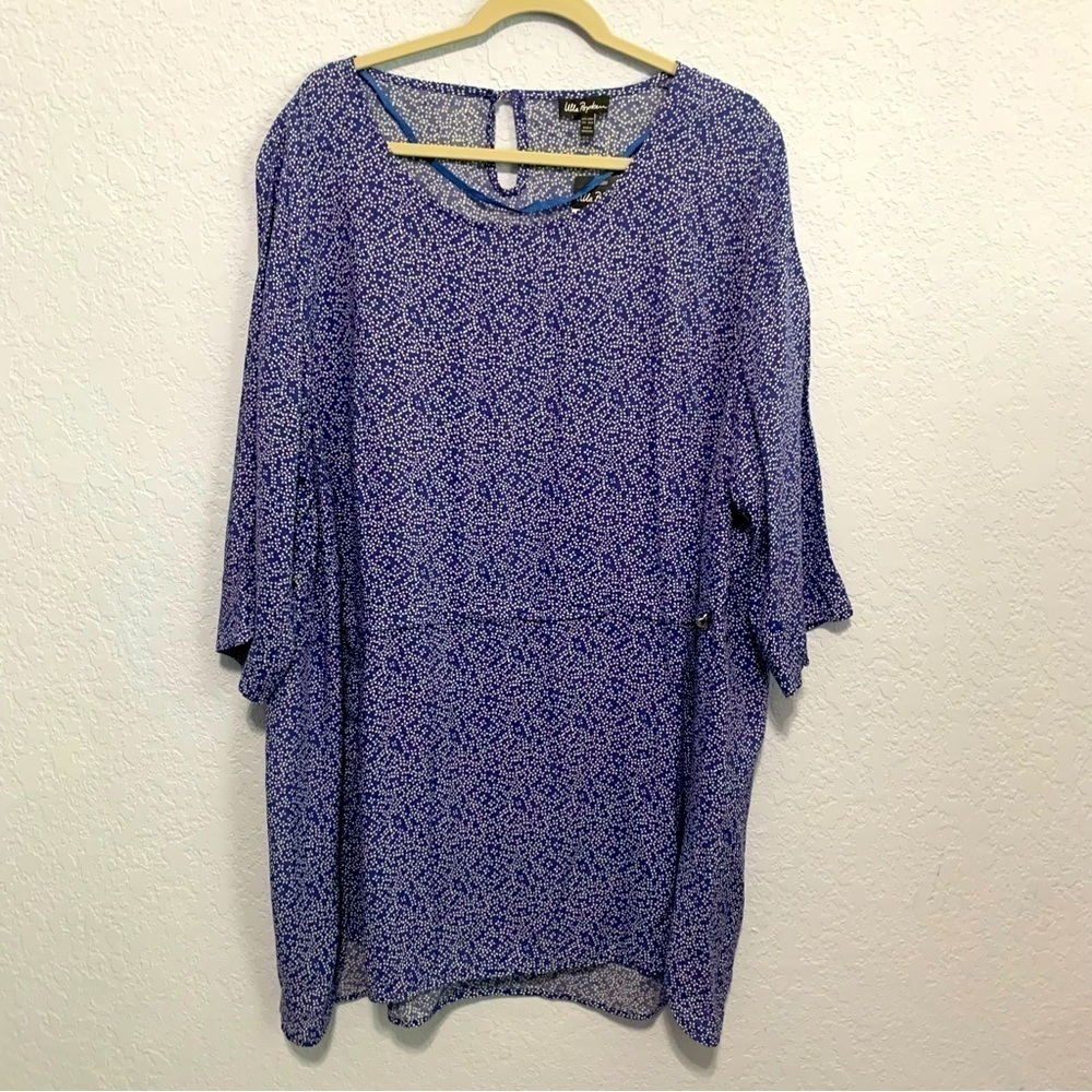 Ulla Popken Plus Size 3/4 Sleeves Pullover Tunic